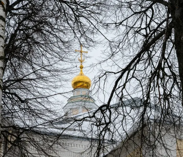 Литургия Преждеосвященных Даров в Богородице-Рождественском мужском монастыре города Владимира.